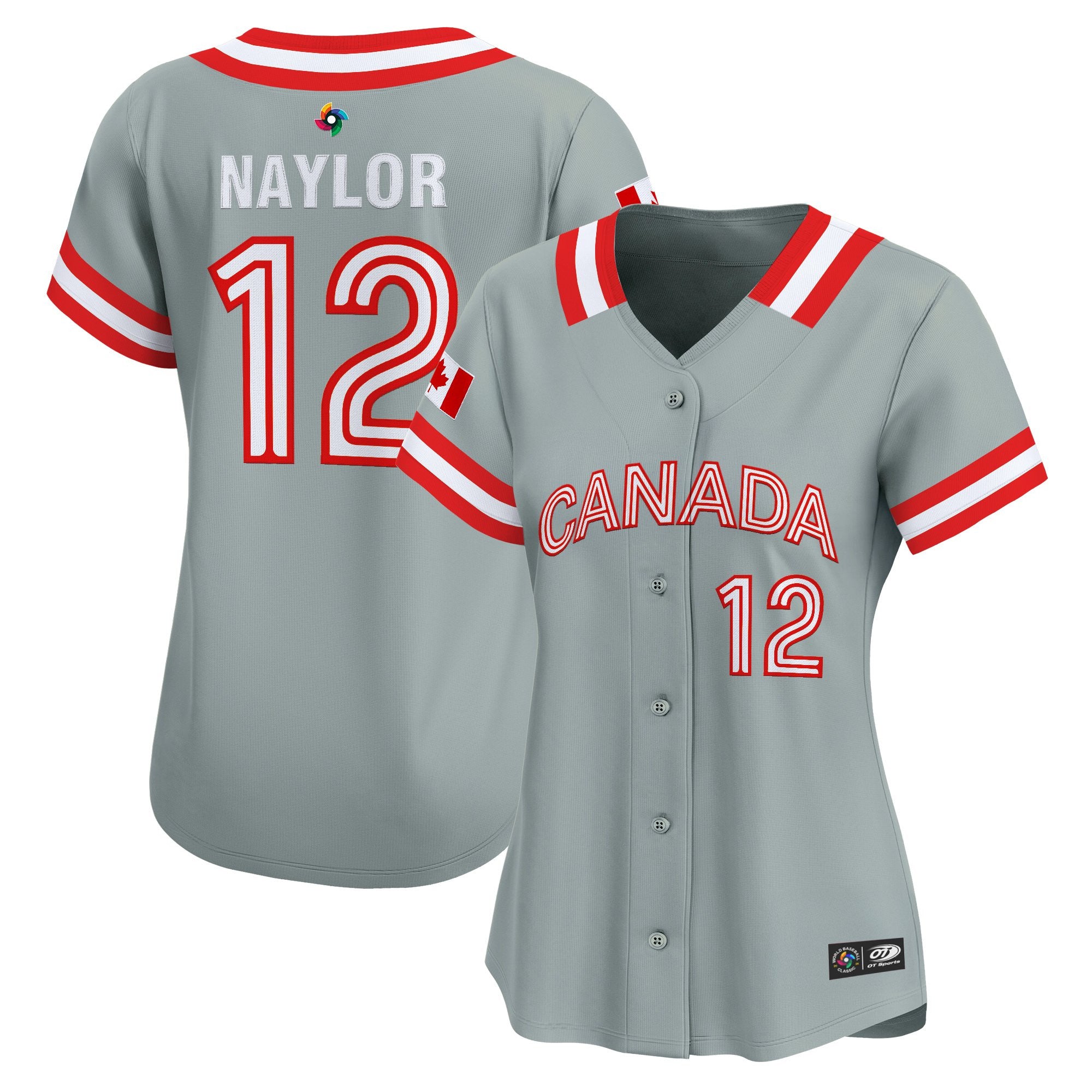 Women's Team Canada World Baseball Classic Vapor Premier Jersey - All Stitched