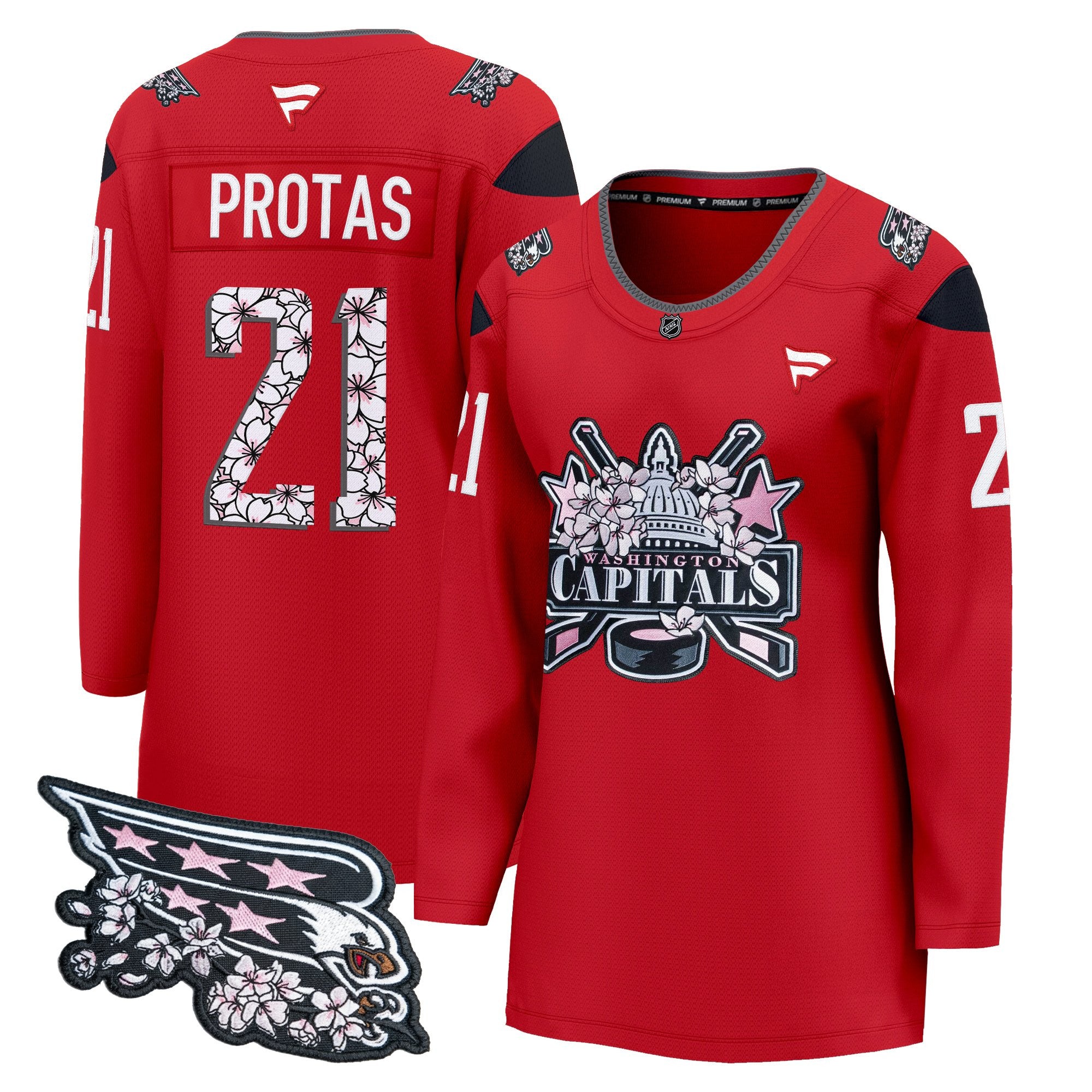 Women's Washington Capitals 2026 Cherry Blossom Premium Jersey - All Stitched