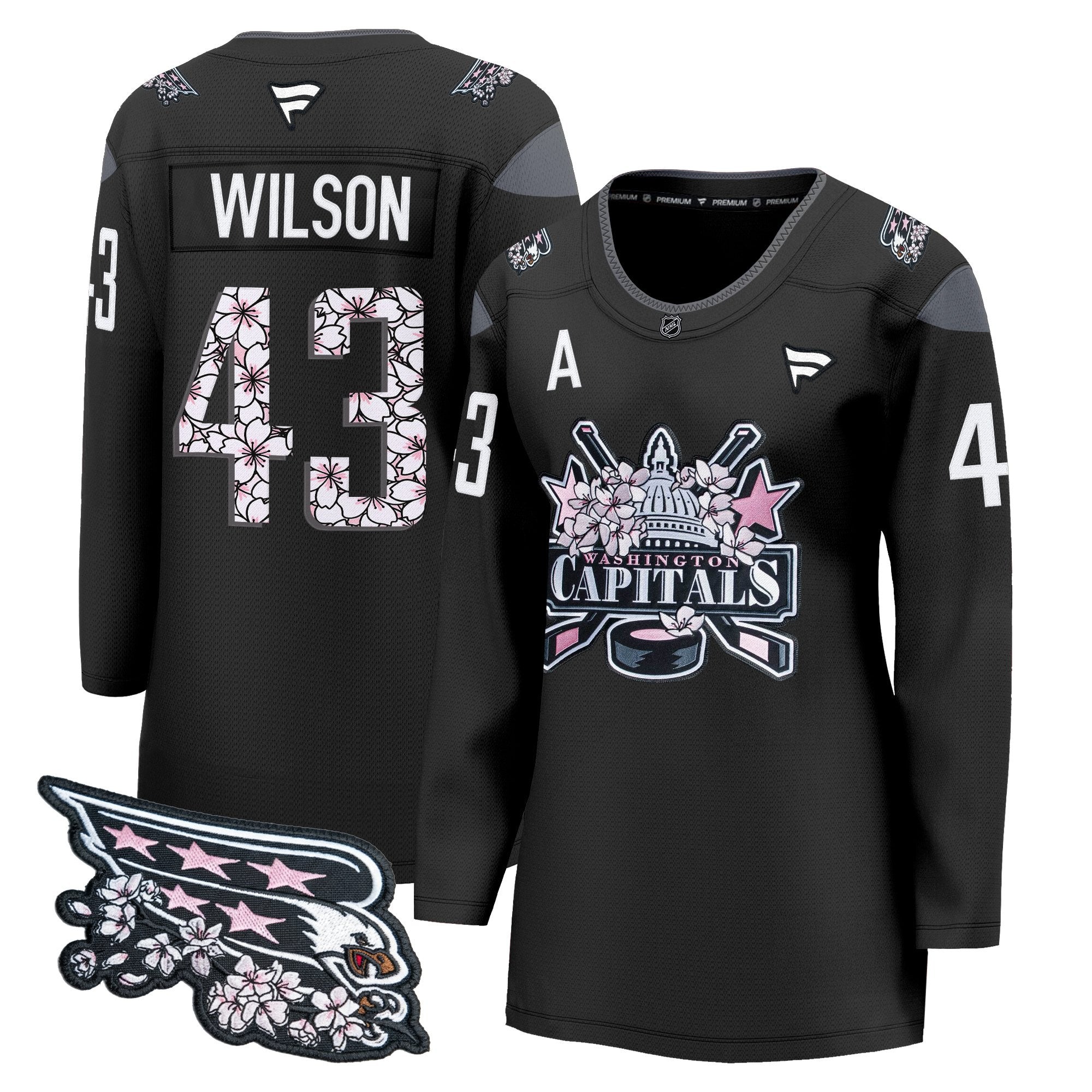 Women's Washington Capitals 2026 Cherry Blossom Premium Jersey - All Stitched