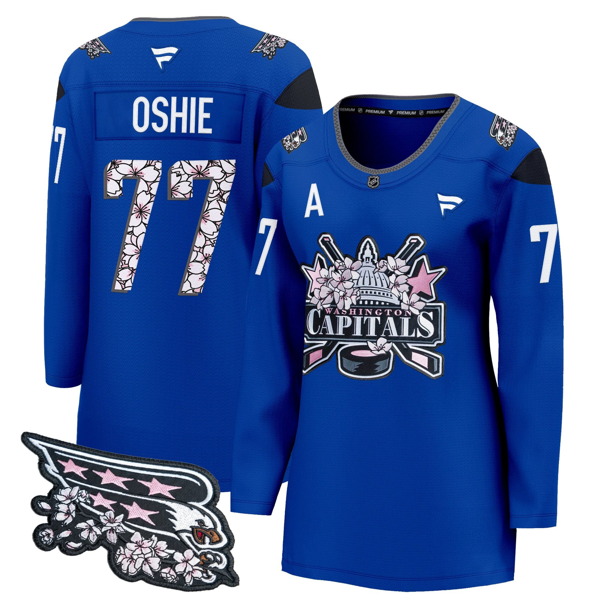 Women's Washington Capitals 2026 Cherry Blossom Premium Jersey - All Stitched