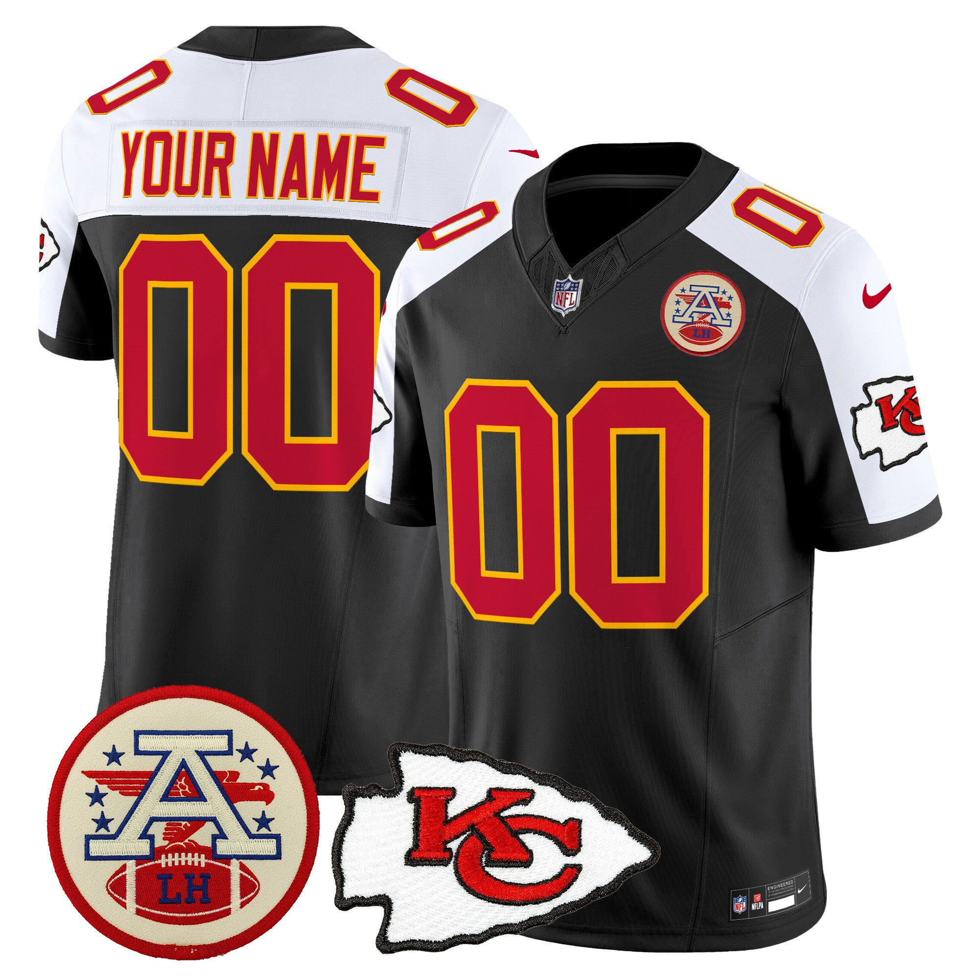 Chiefs 2026 Lamar Hunt Patch Vapor Limited Custom Jersey - All Stitched