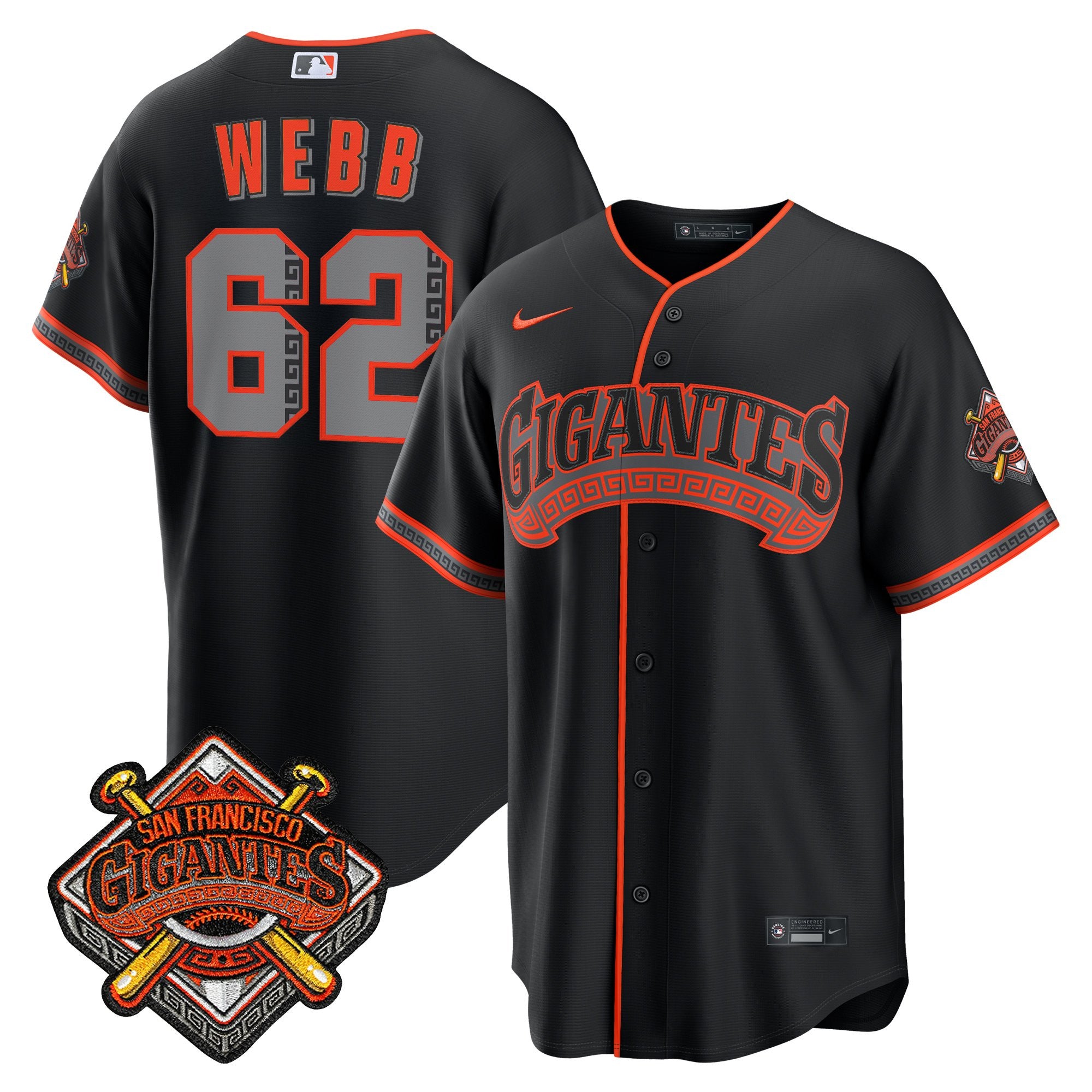 San Francisco Giants “Los Gigantes” Vapor Premier Jersey - All Stitched