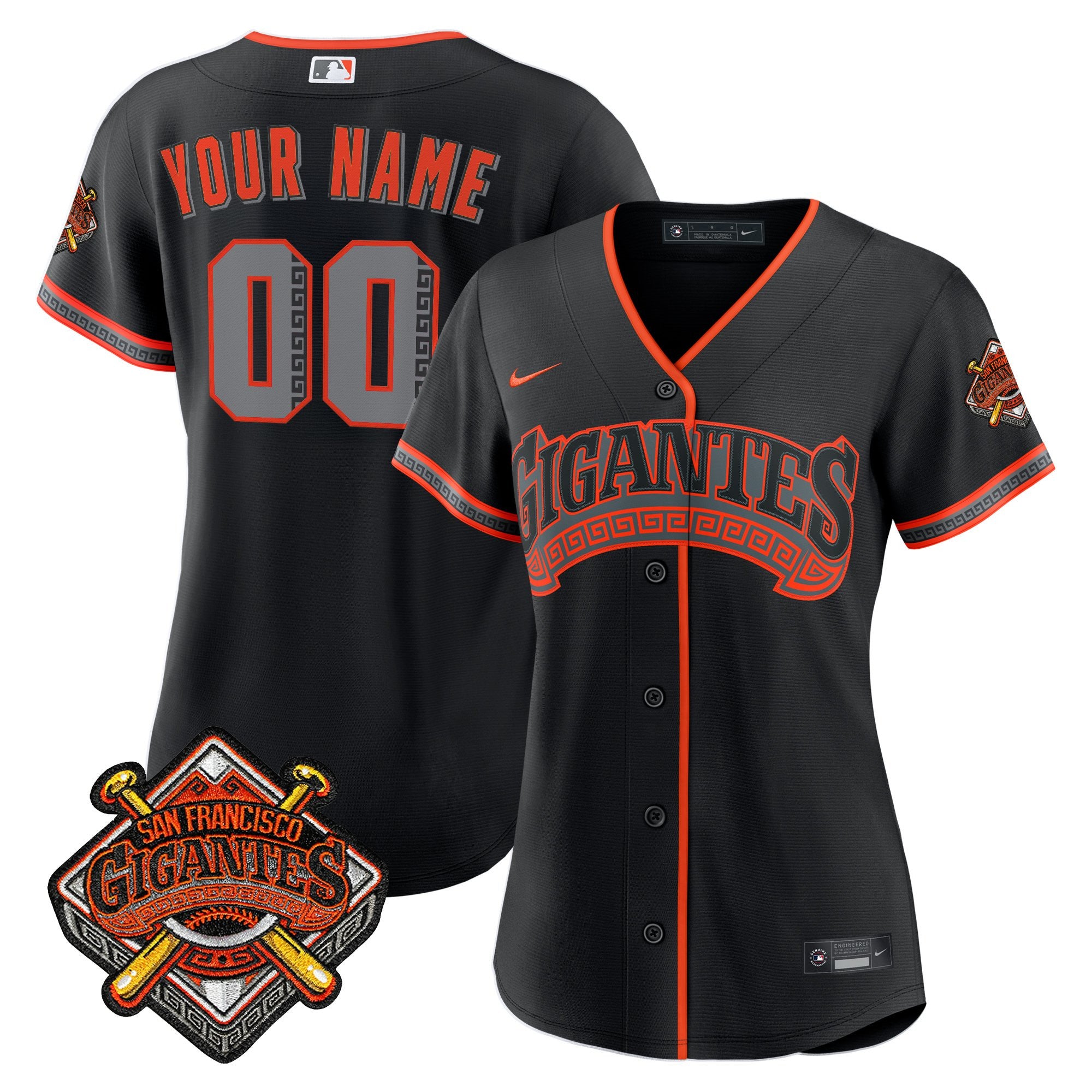 San Francisco Giants “Los Gigantes” Vapor Premier Custom Jersey - All Stitched