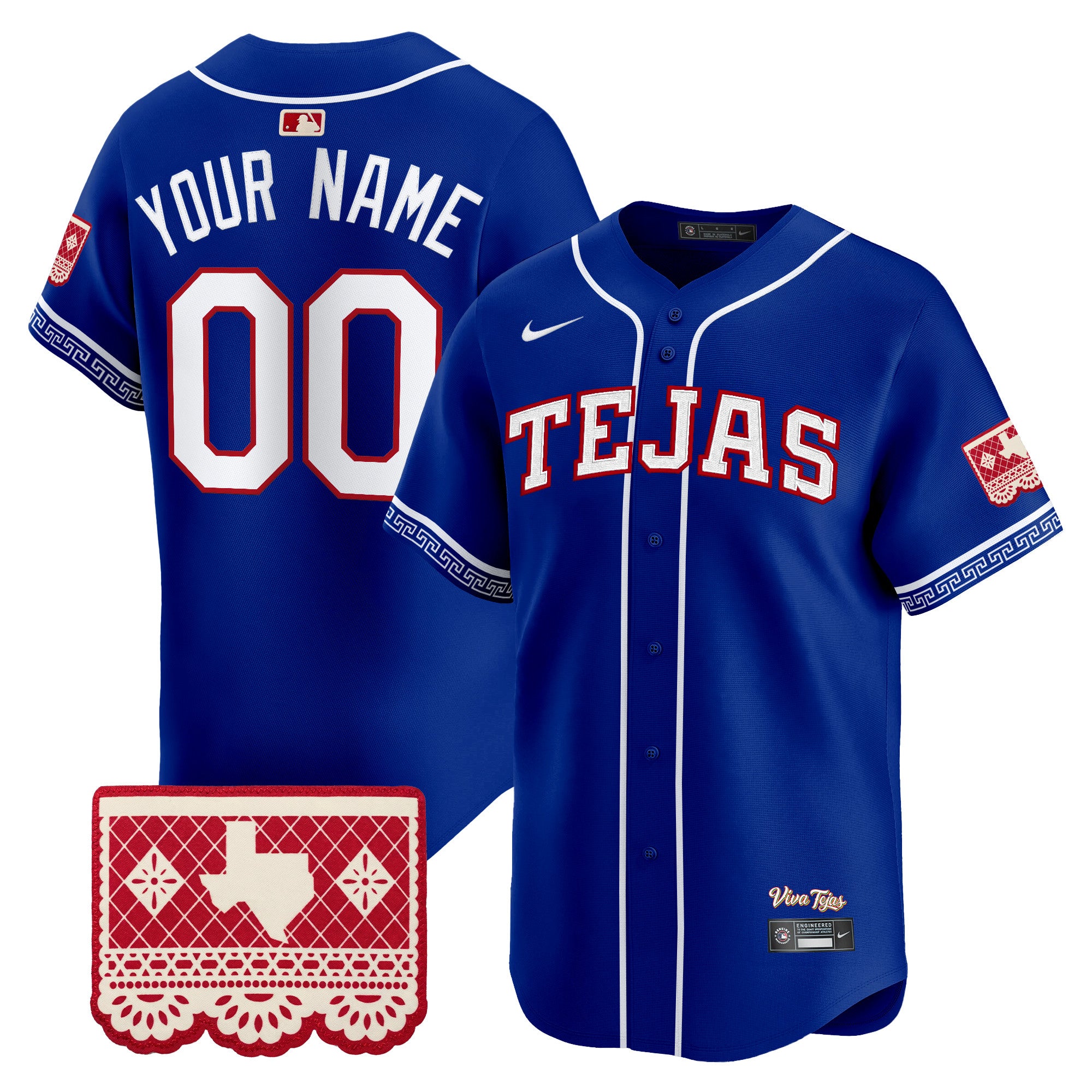 Texas Rangers 2026 City Connect Vapor Premier Limited Custom Jersey - All Stitched