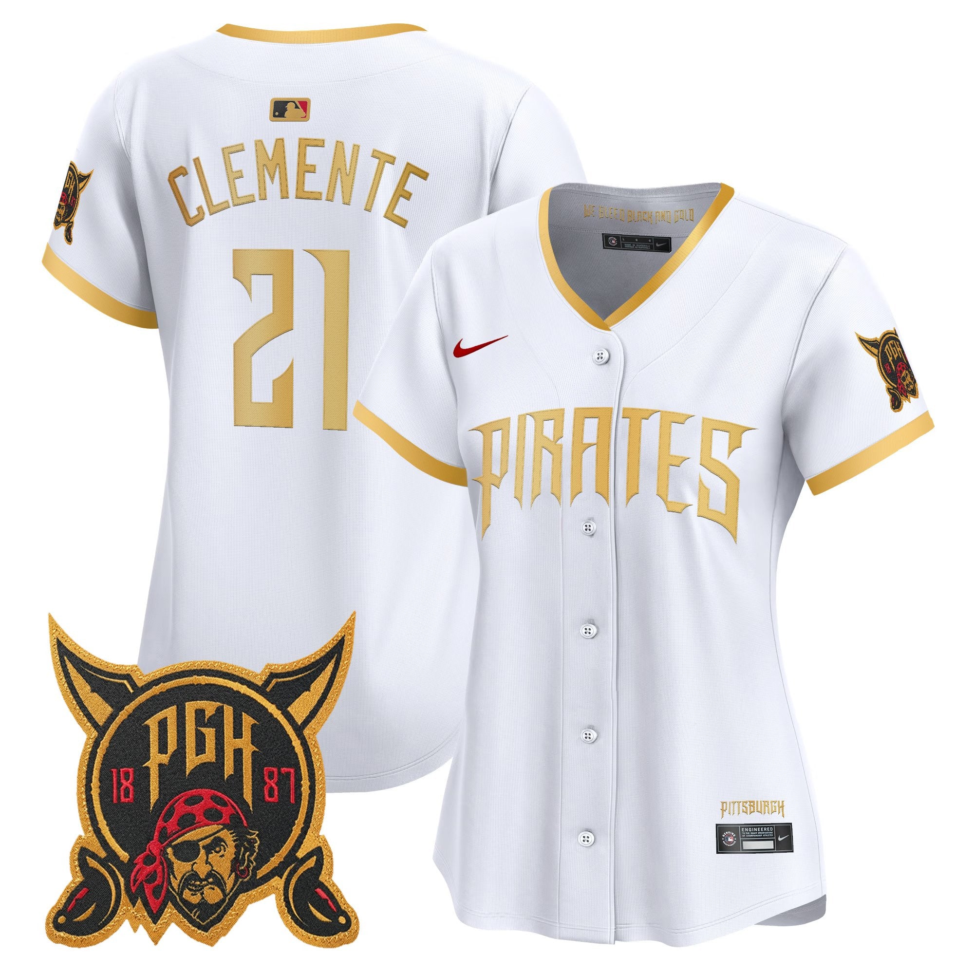 Women's Pittsburgh Pirates 2026 City Connect Vapor Premier Limited Jersey - All Stitched