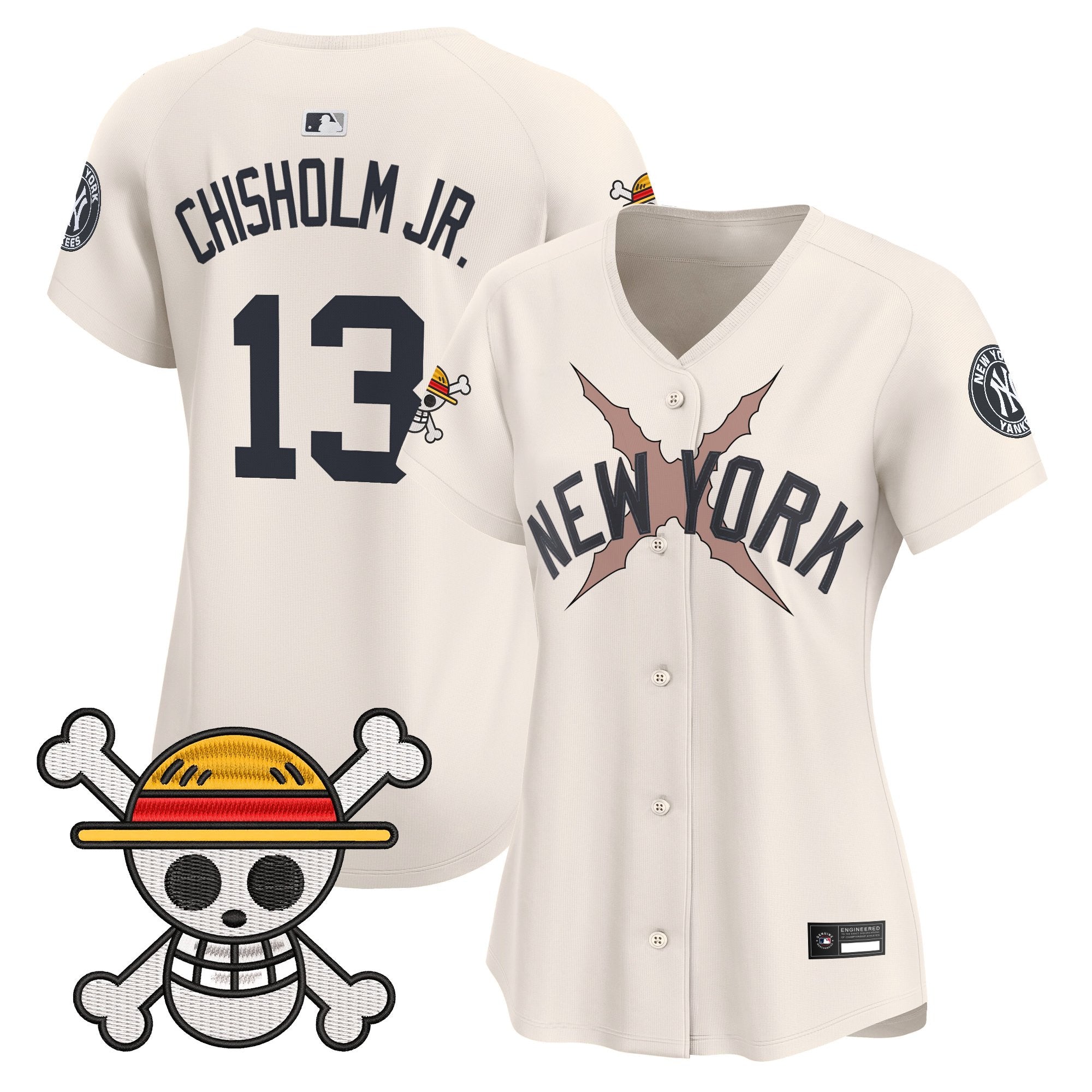 Women's New York Yankees x One Piece Vapor Premier Limited Jersey - Stitched