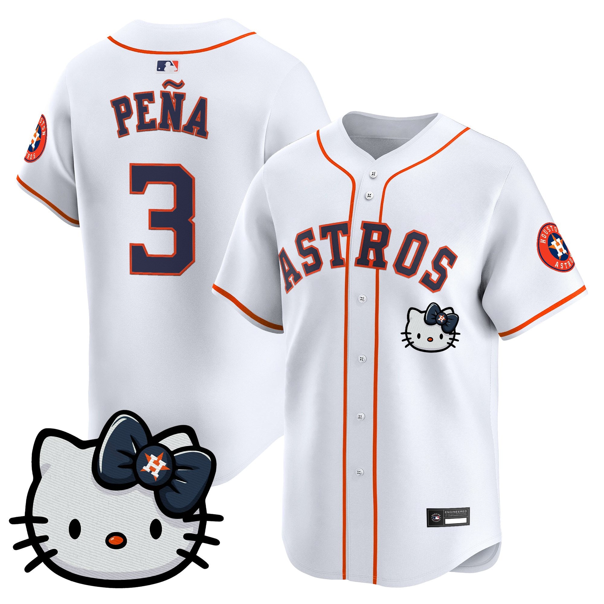 Unisex Houston Astros Hello Kitty Vapor Premier Limited Jersey – All Stitched