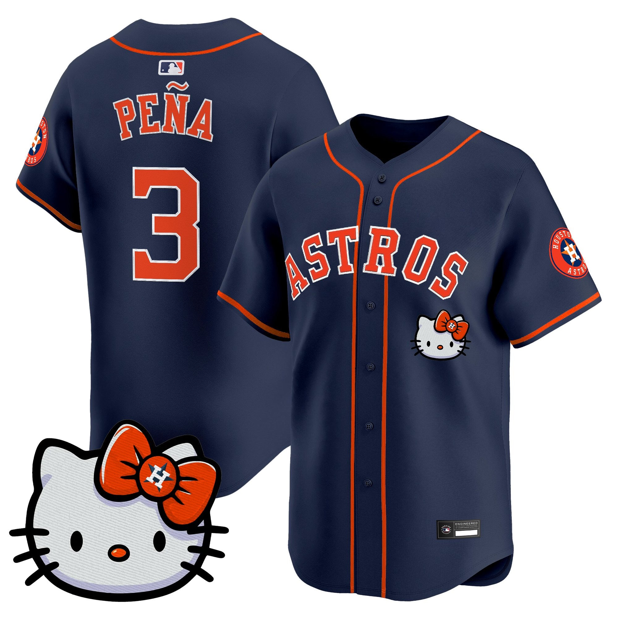 Unisex Houston Astros Hello Kitty Vapor Premier Limited Jersey – All Stitched