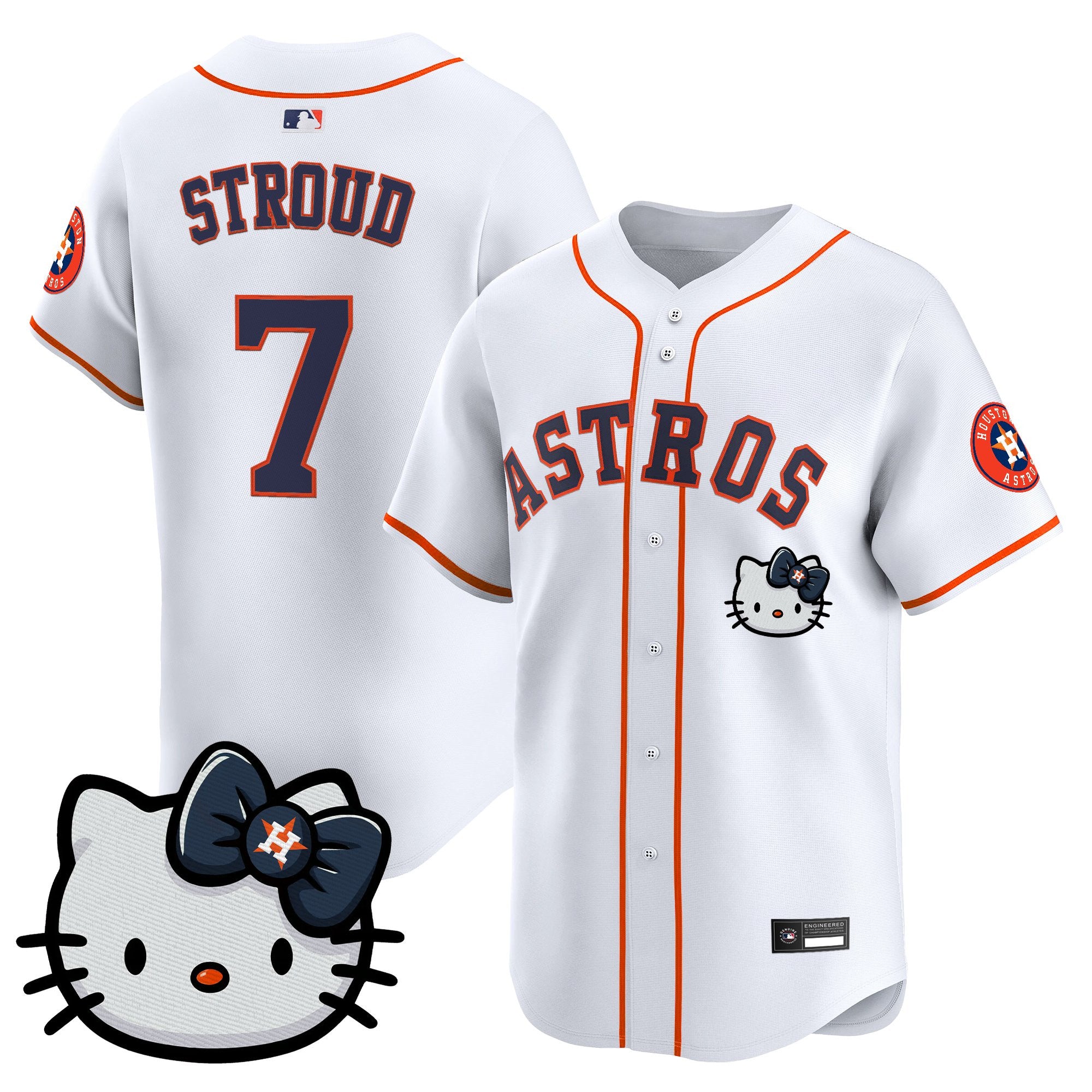 Unisex Houston Astros Hello Kitty Vapor Premier Limited Jersey – All Stitched