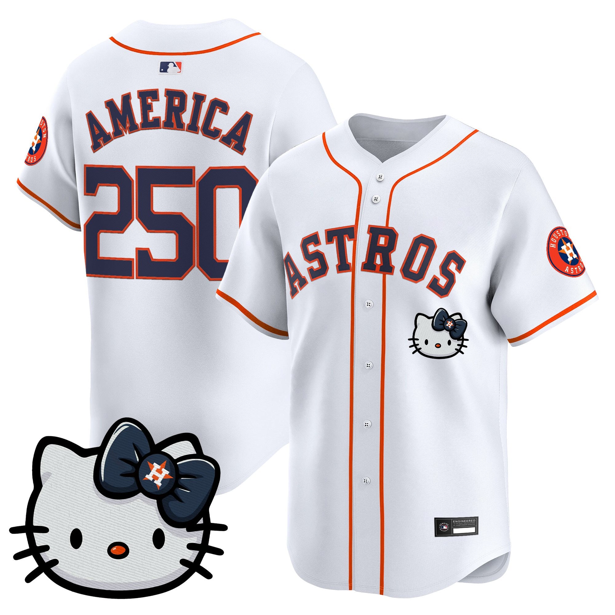 Unisex Houston Astros Hello Kitty Vapor Premier Limited Jersey – All Stitched