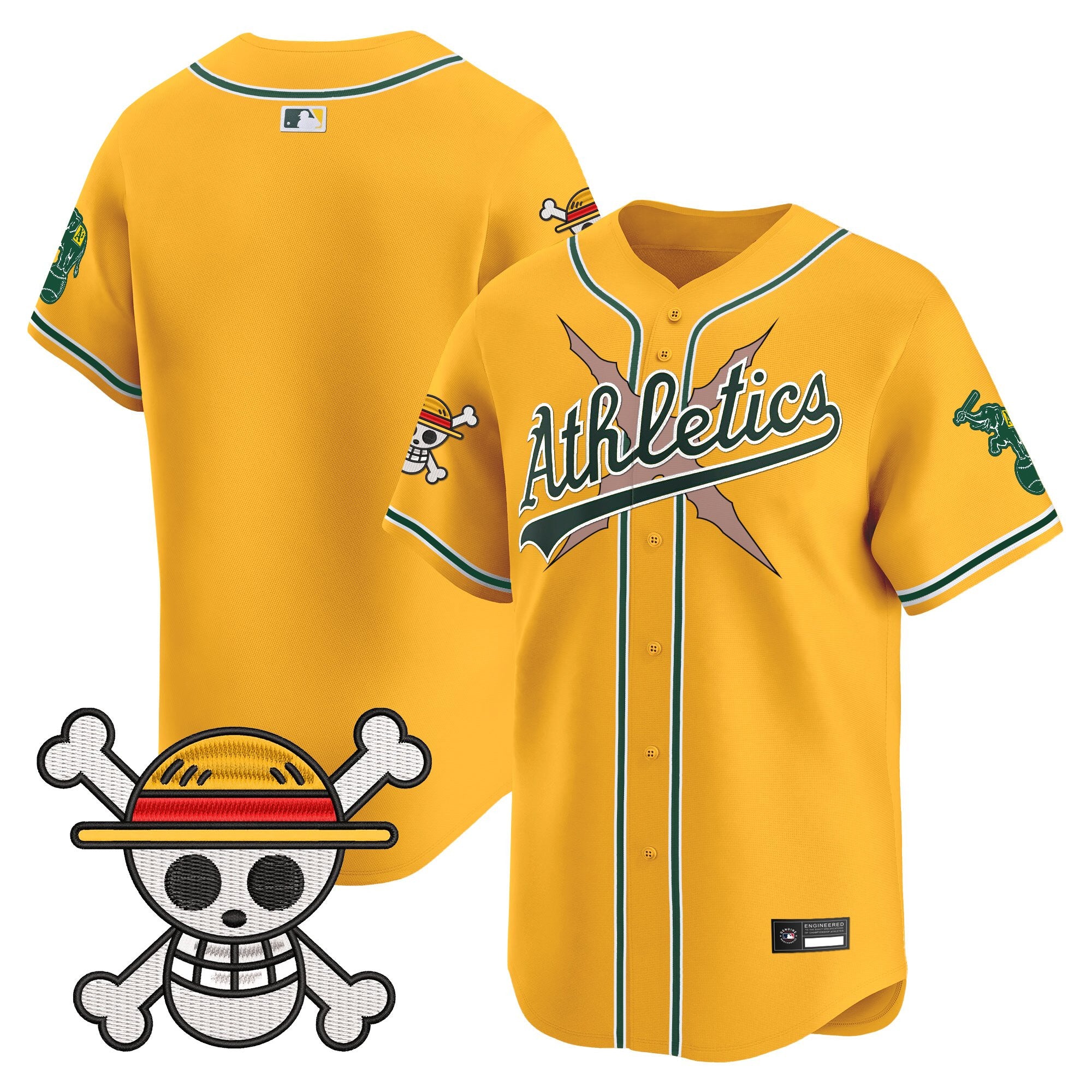 Men's Athletics x One Piece Vapor Premier Limited Jersey - Stitched
