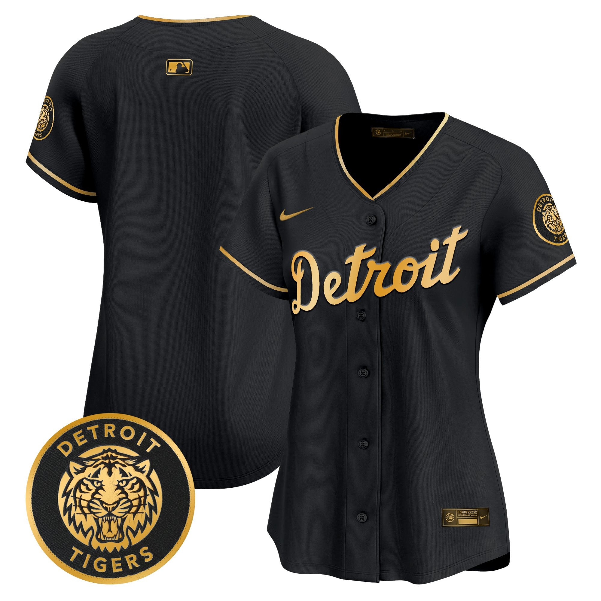 Women's Detroit Tigers 2026 Alternate Vapor Premier Limited Jersey - All Stitched