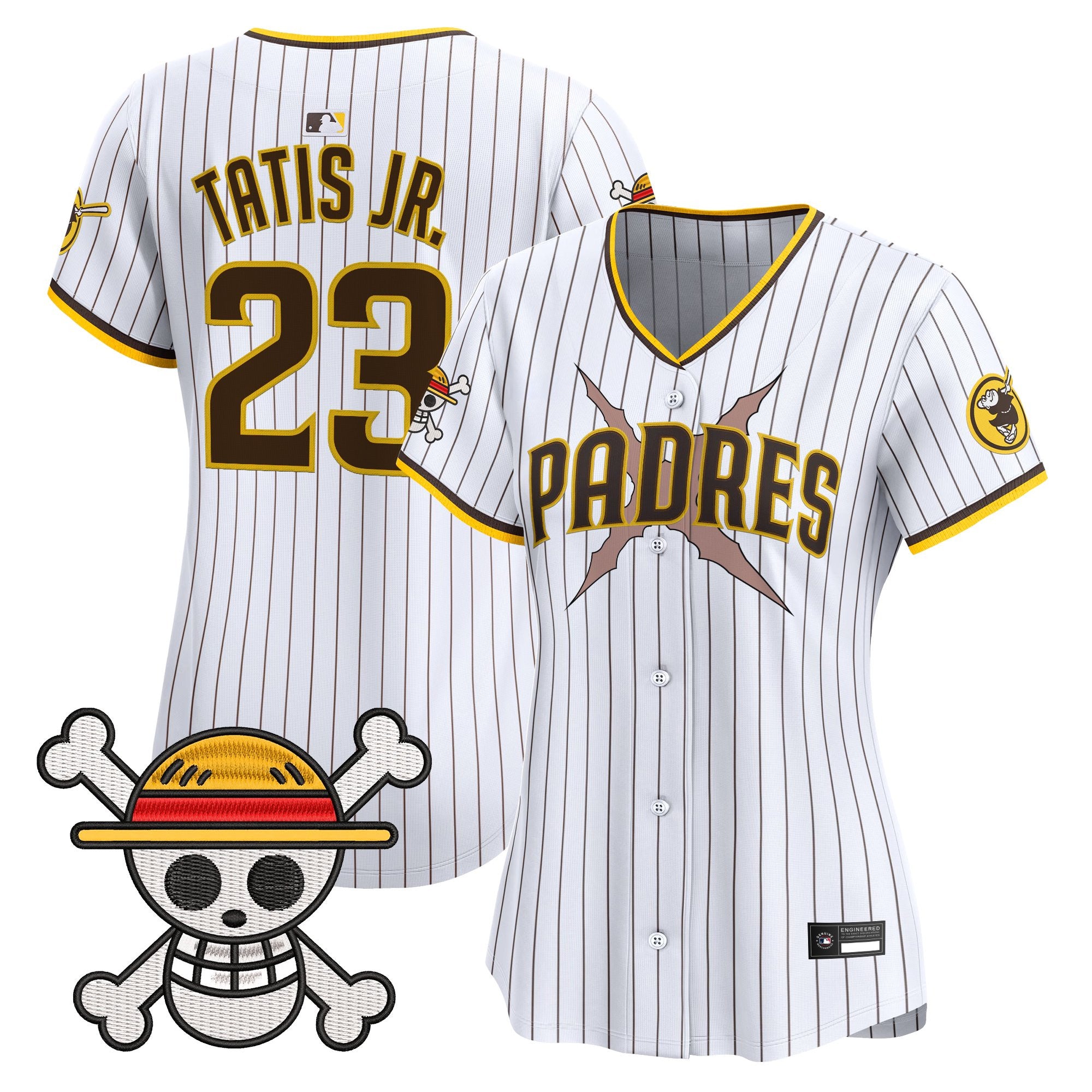 Women's Padres x One Piece Vapor Premier Limited Jersey - Stitched