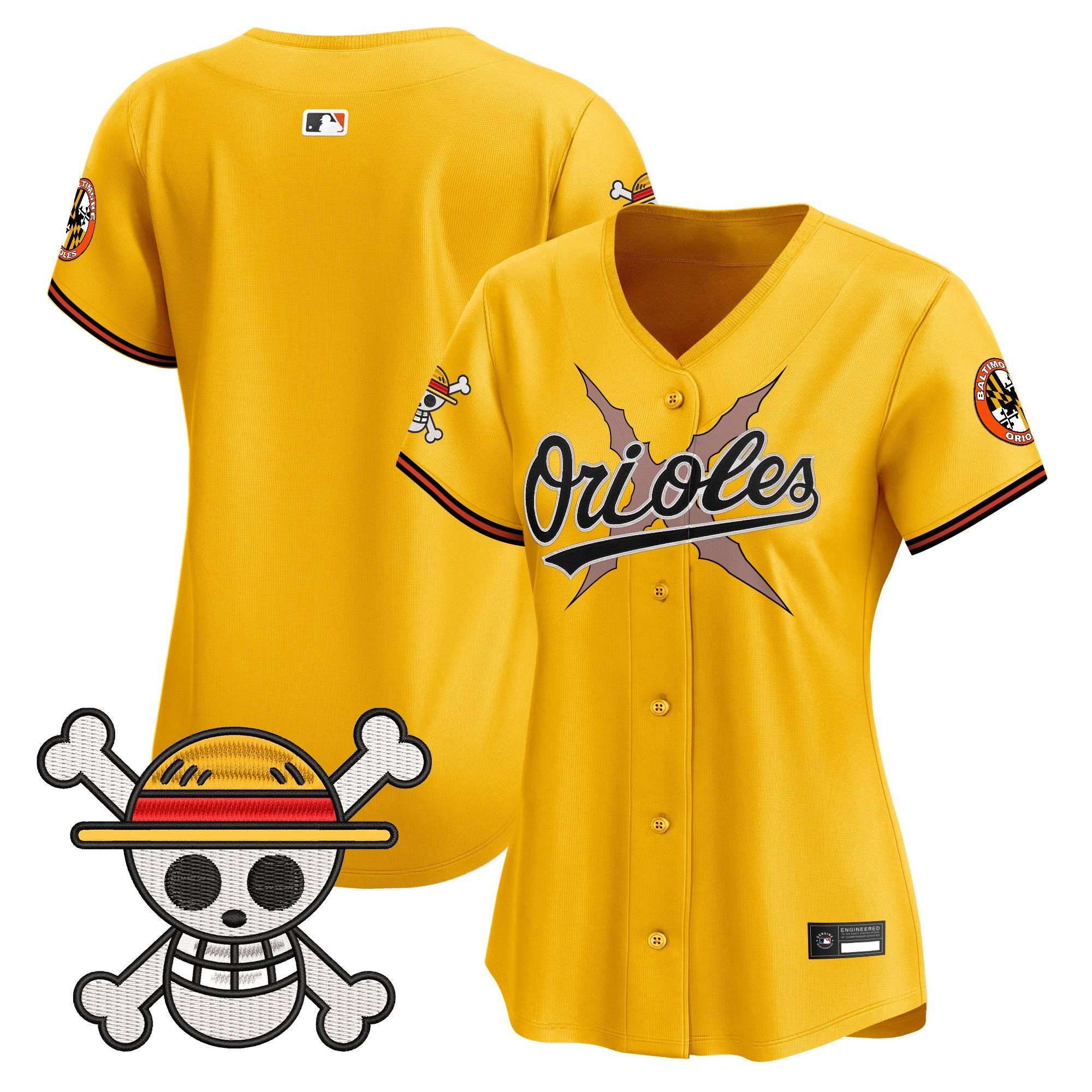 Women's Baltimore Orioles x One Piece Vapor Premier Limited Jersey - Stitched