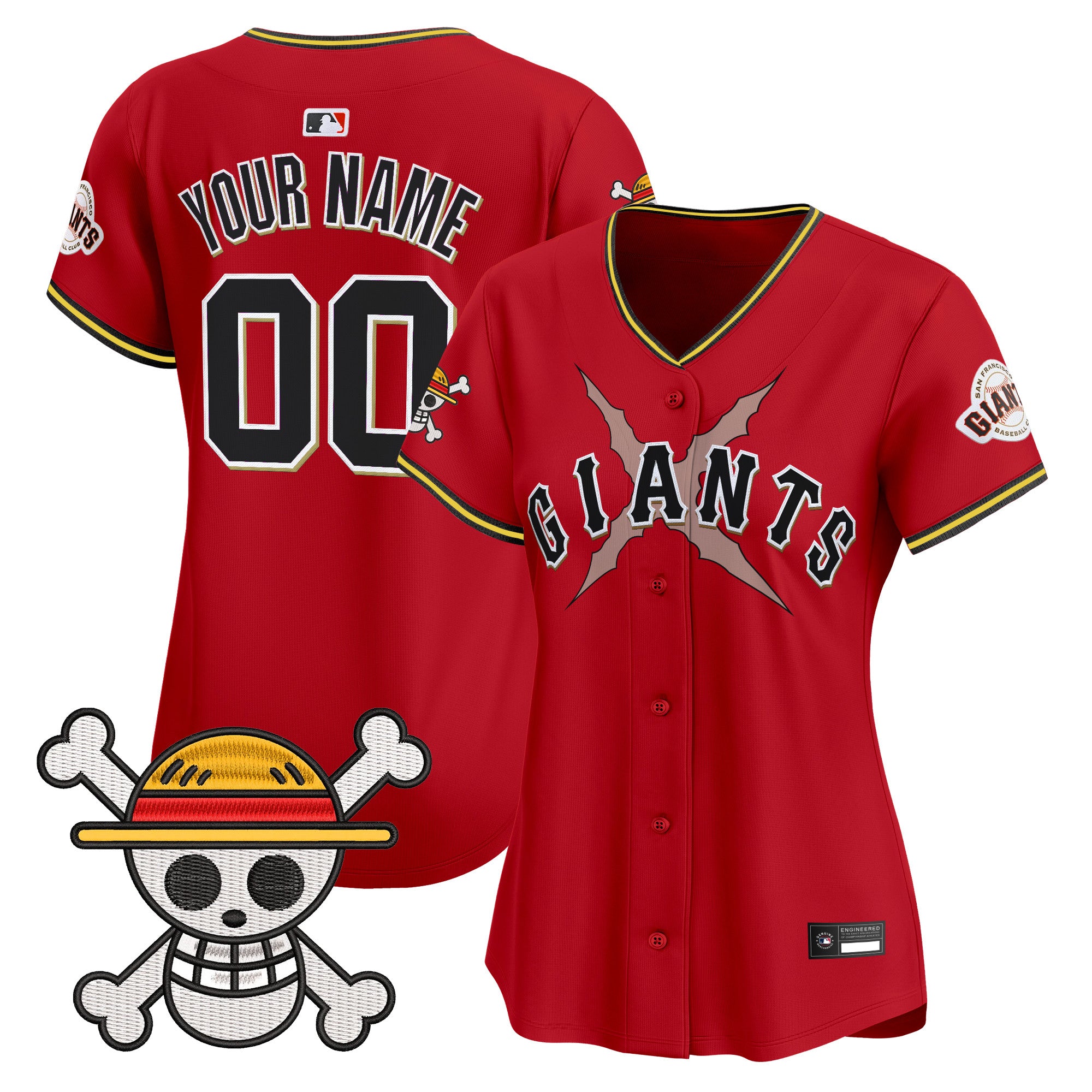 San Francisco Giants x One Piece Vapor Premier Limited Custom Jersey - Stitched
