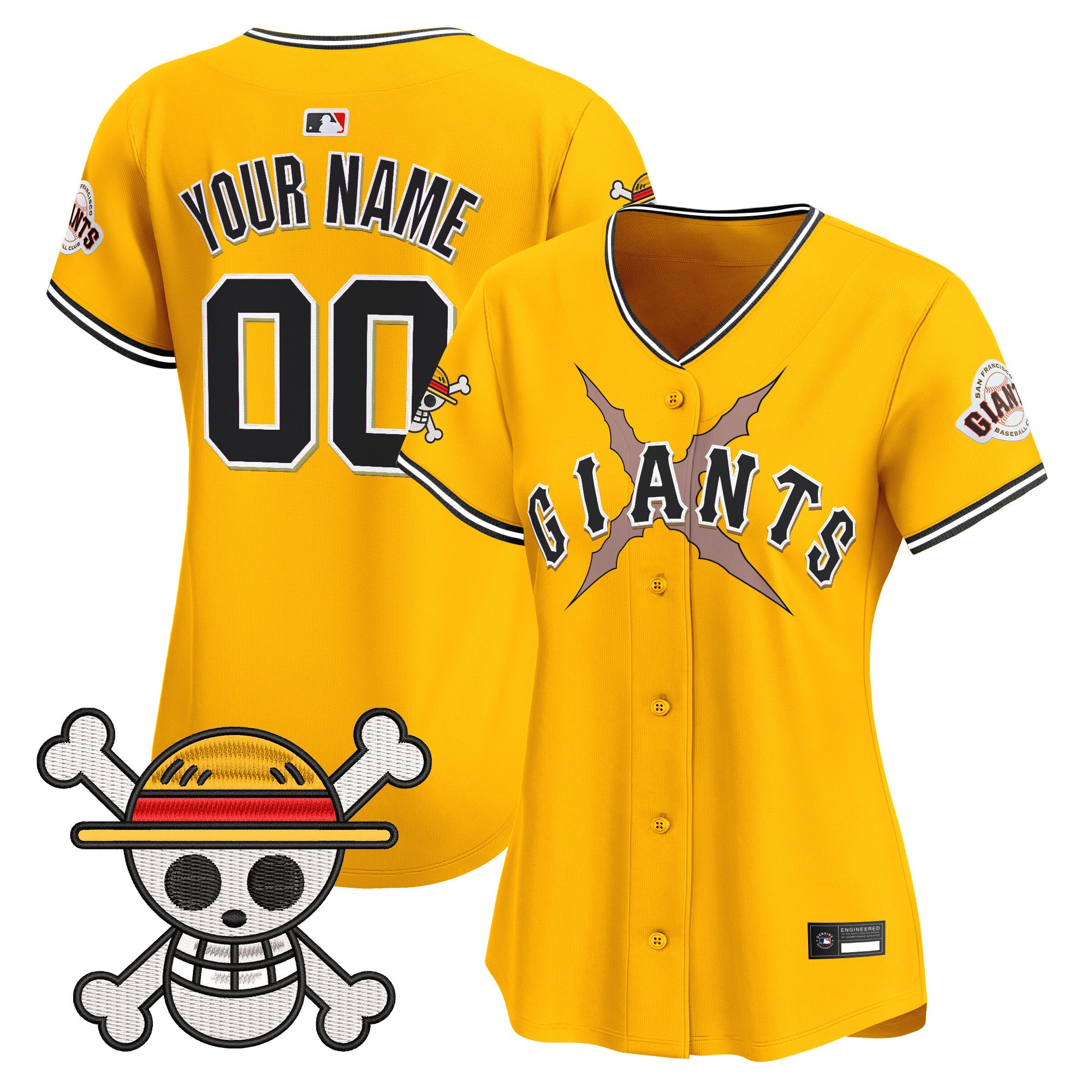 San Francisco Giants x One Piece Vapor Premier Limited Custom Jersey - Stitched