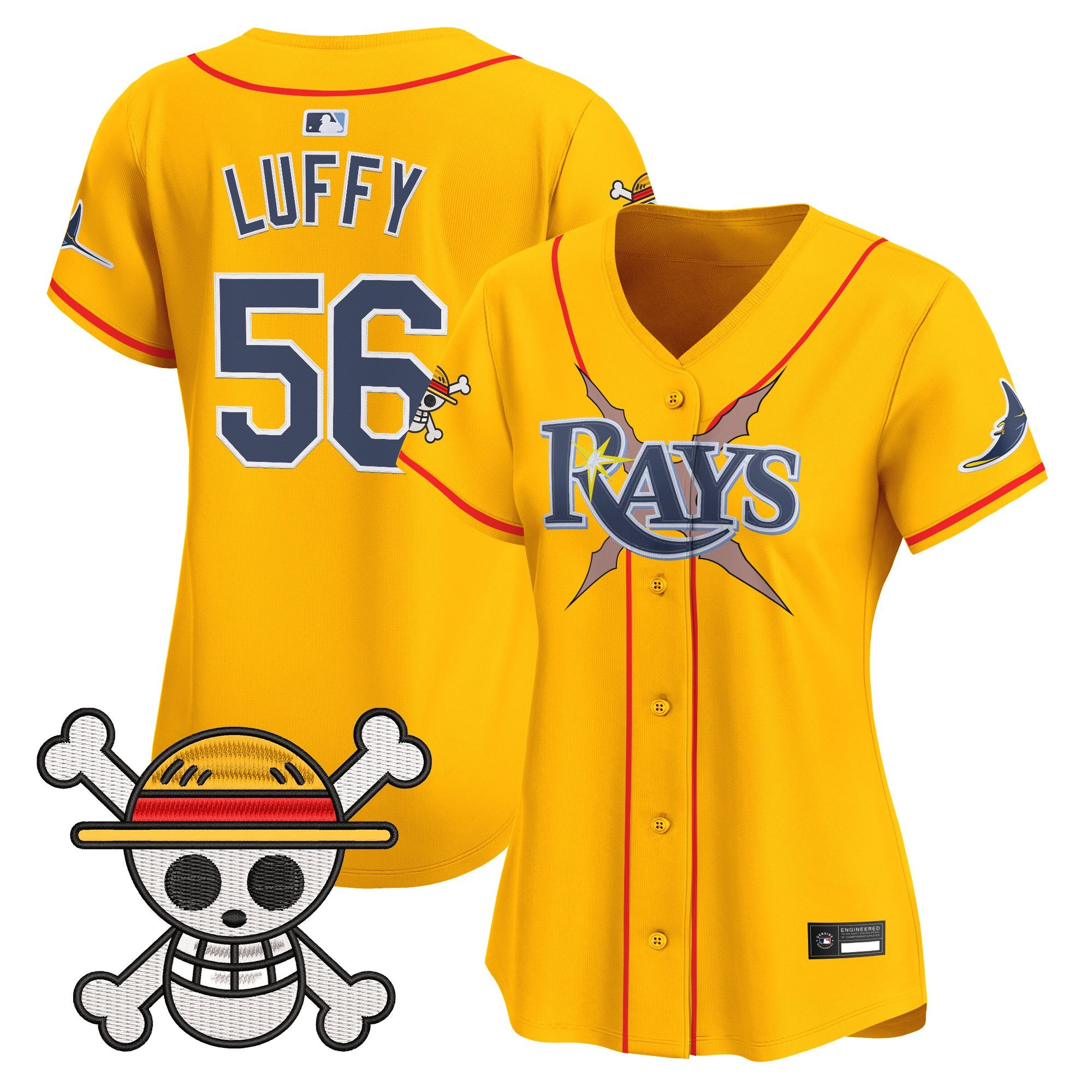 Women's Tampa Bay Rays x One Piece Vapor Premier Limited Jersey - Stitched