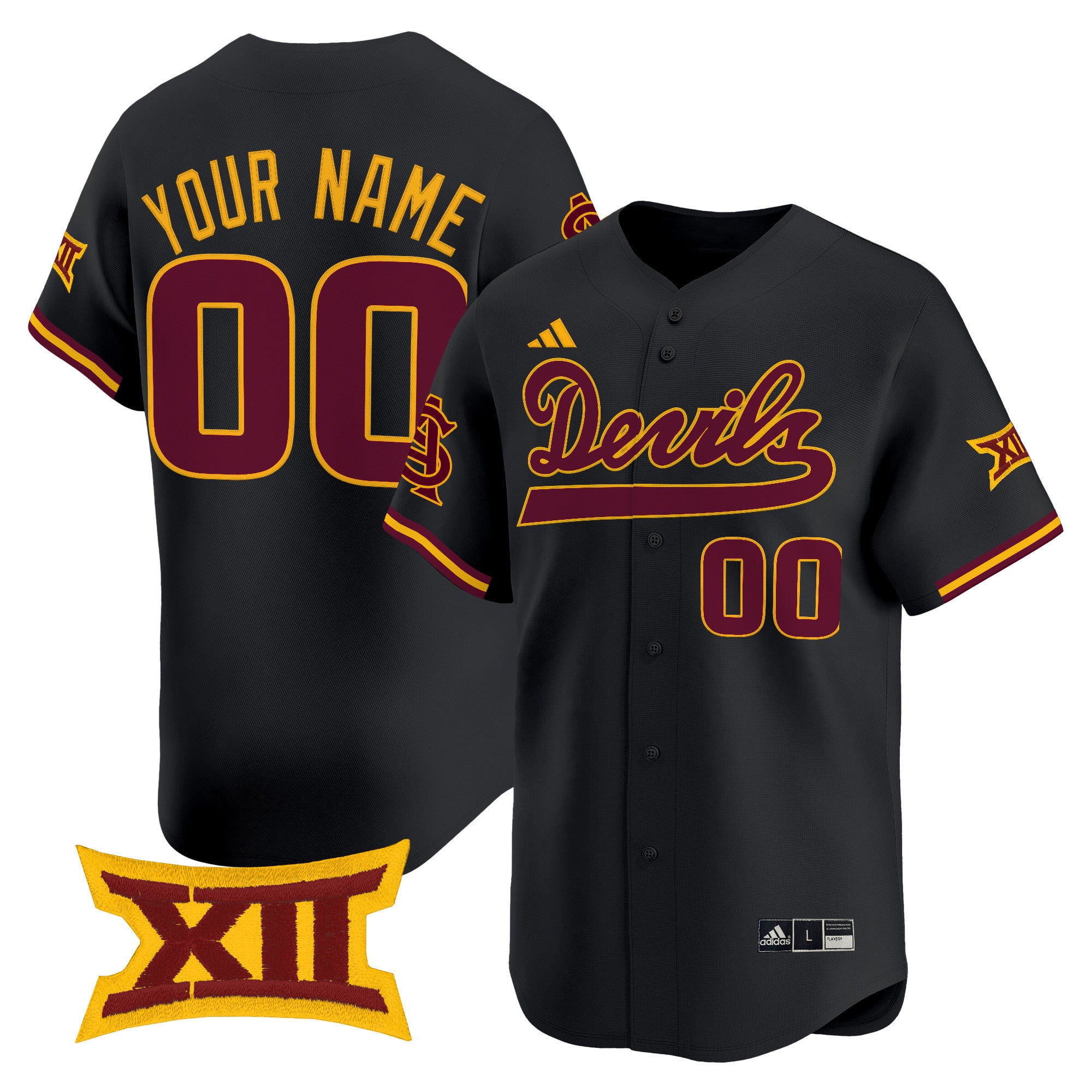 Sun Devils Softball Vapor Premier Limited Custom Jersey - All Stitched