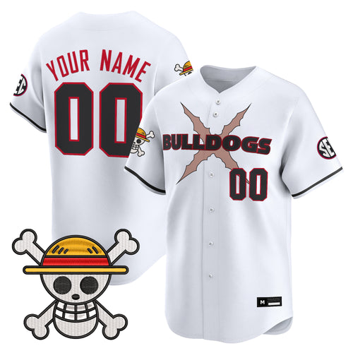 Georgia Bulldogs Baseball x One Piece Vapor Premier Limited Custom Jersey - Stitched