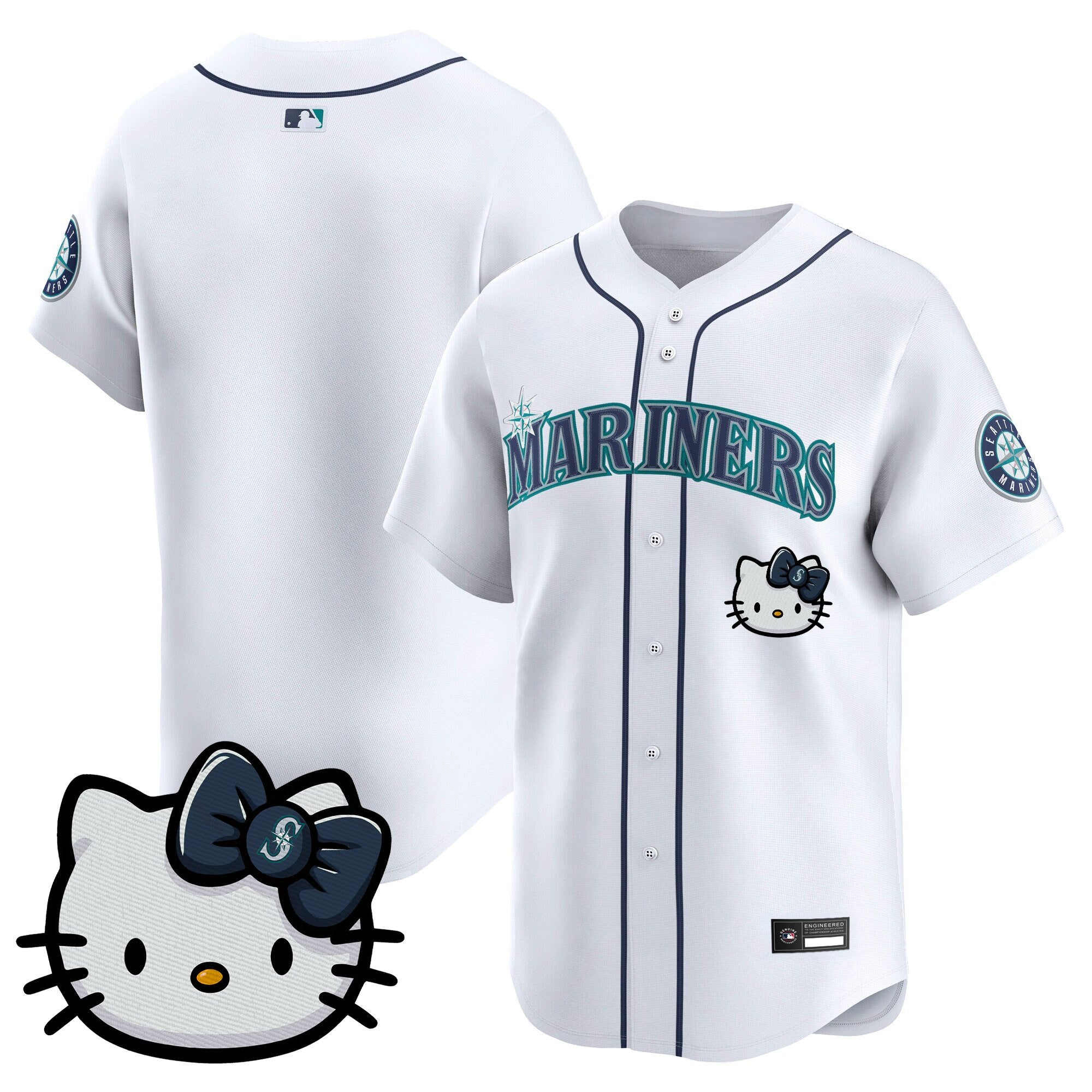 Unisex Seattle Mariners Hello Kitty Vapor Premier Limited Jersey – All Stitched