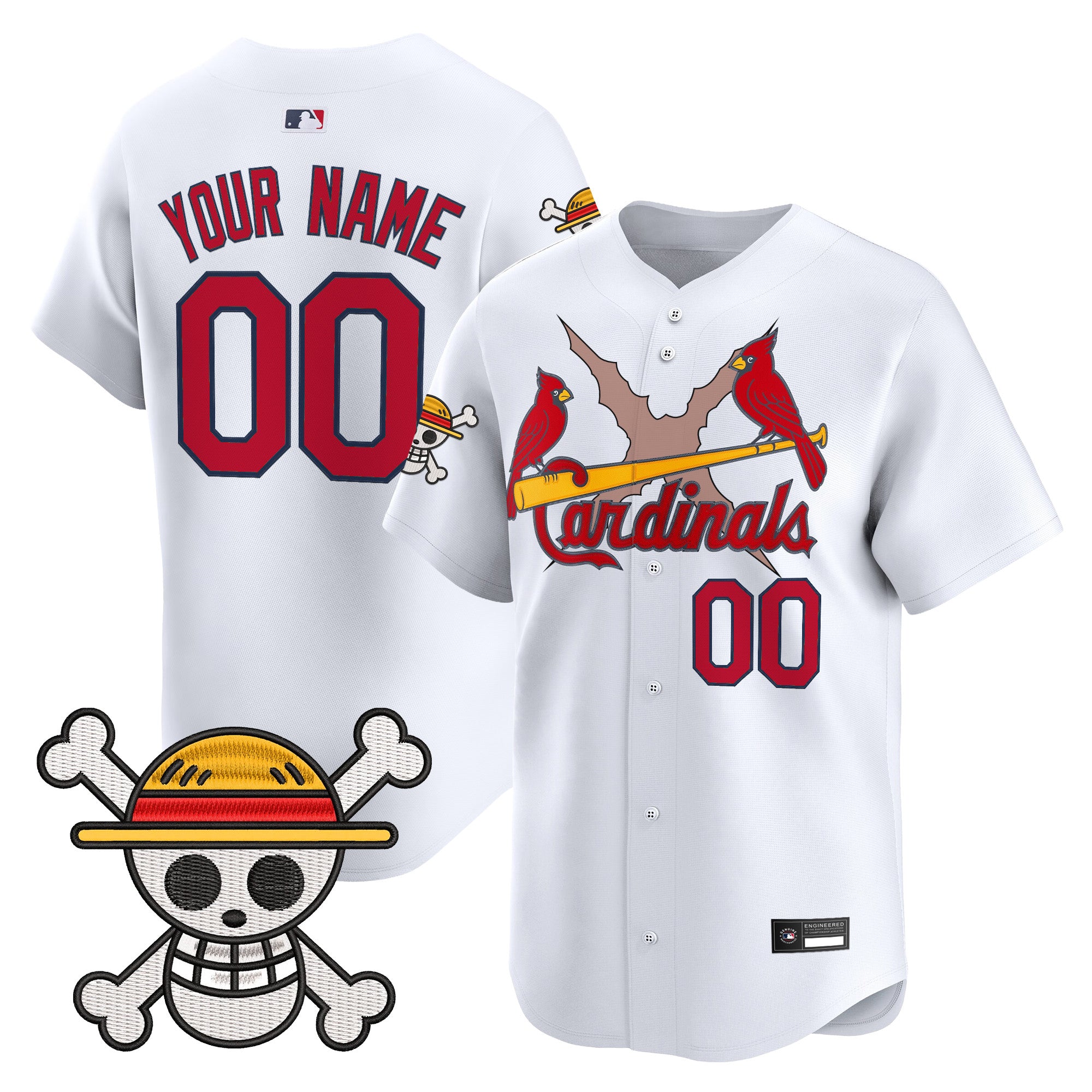 St. Louis Cardinals x One Piece Vapor Premier Limited Custom Jersey - Stitched