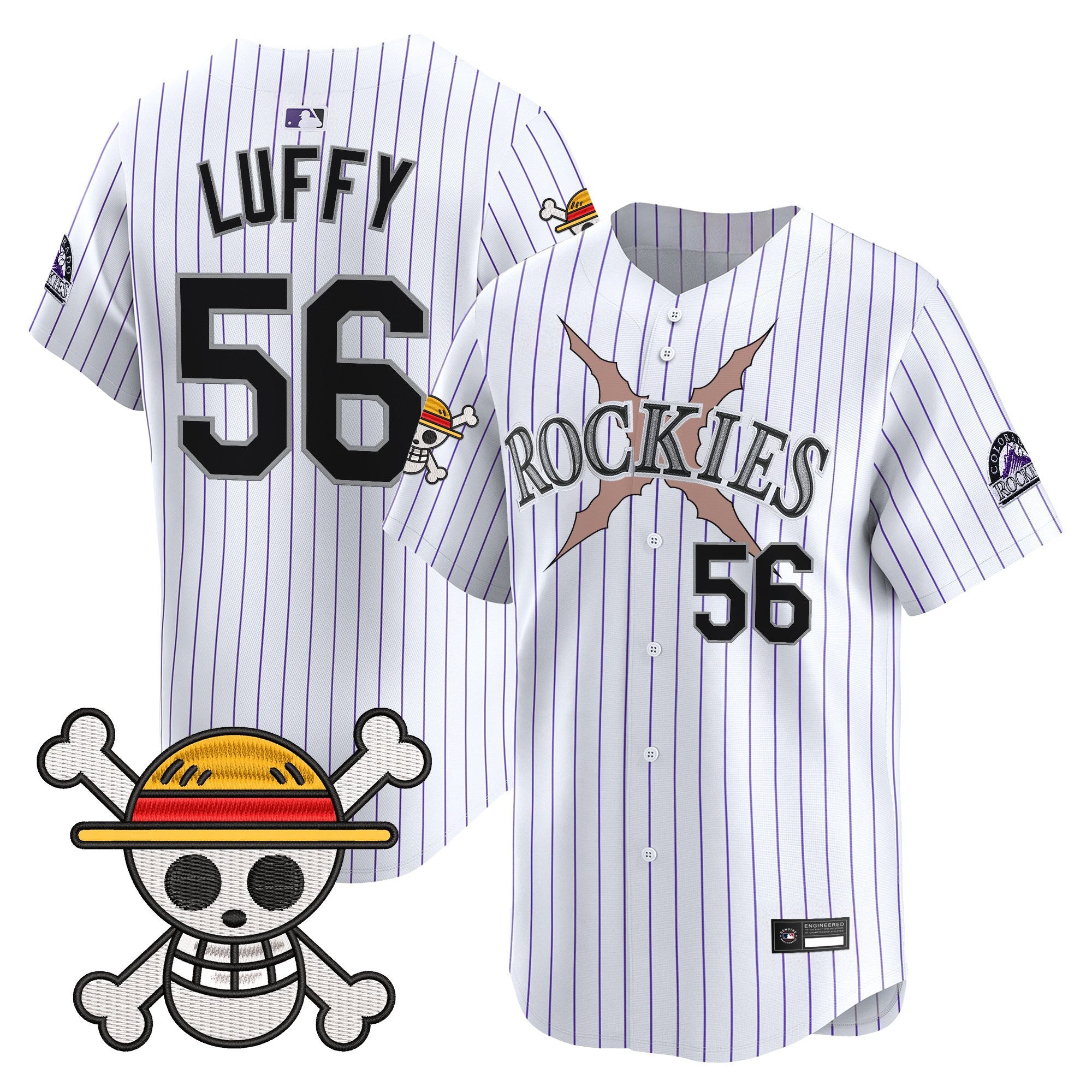 Men's Colorado Rockies x One Piece Vapor Premier Limited Jersey - Stitched