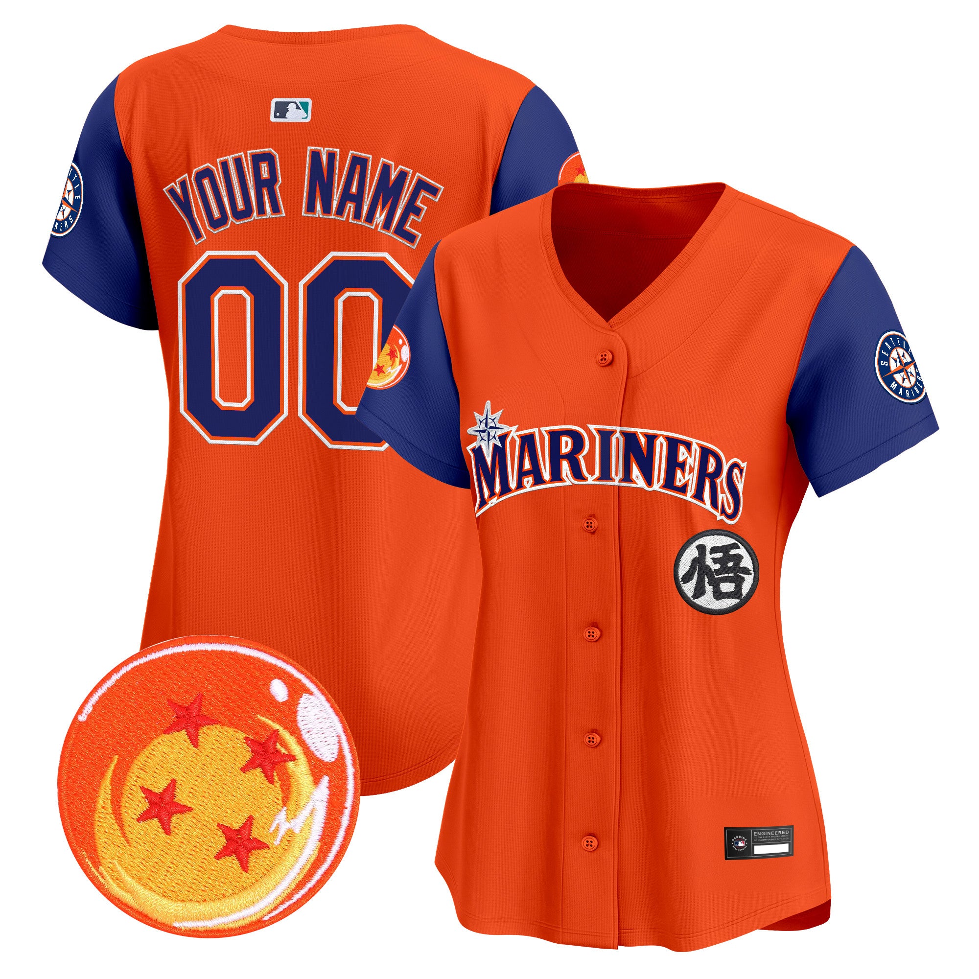 Seattle Mariners x Dragon Ball Vapor Premier Limited Custom Jersey - All Stitched