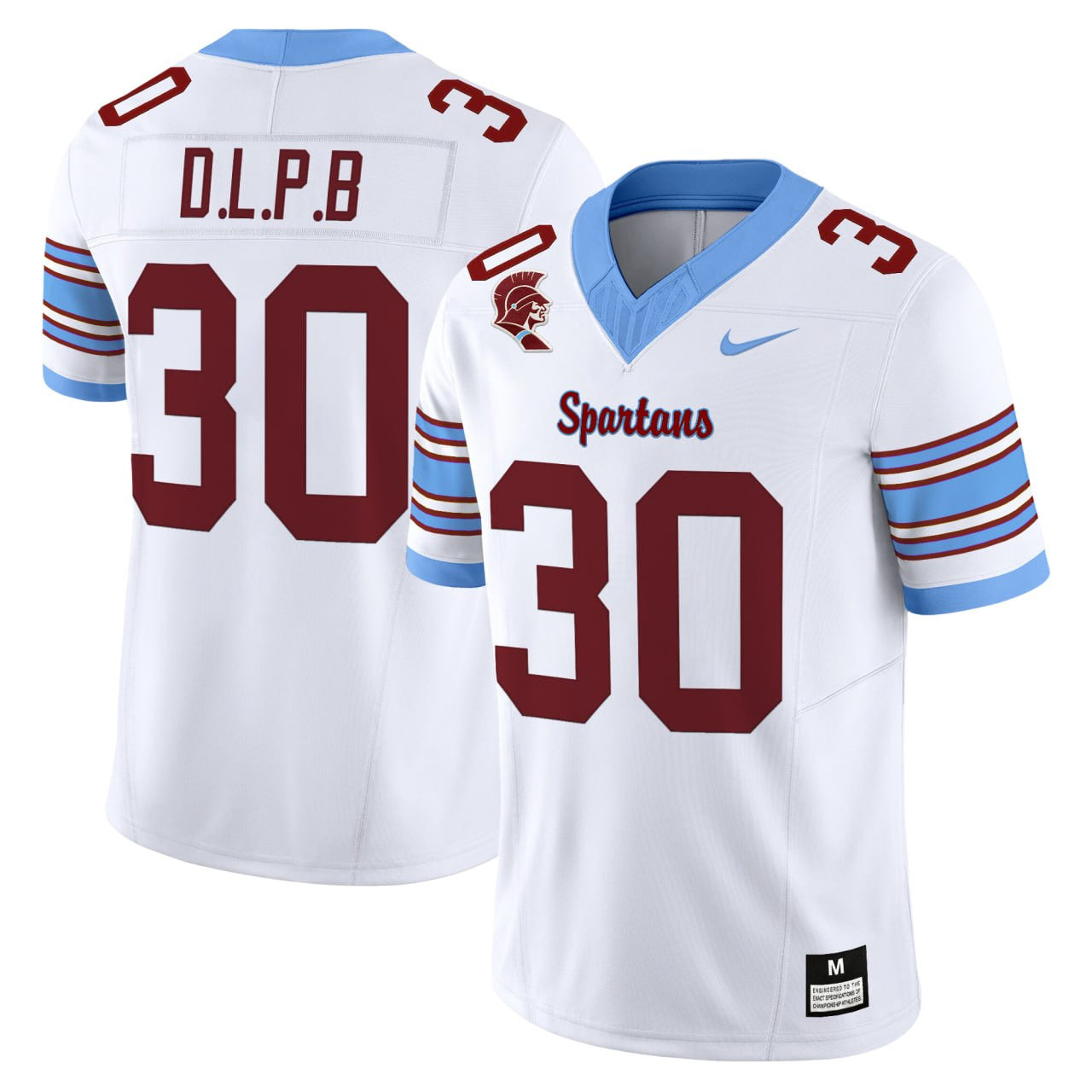 Spartans Vapor Limited Custom Jersey - All Stitched