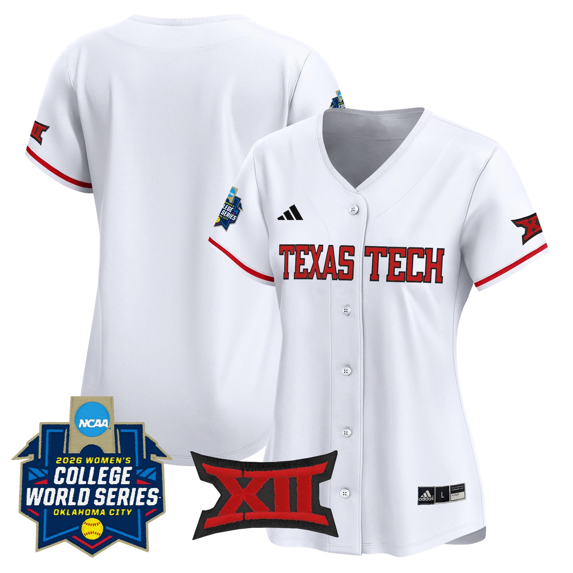 Women's Texas Tech Red Raiders Softball 2026 World Series (WCWS) Vapor Premier Limited Jersey - All Stitched