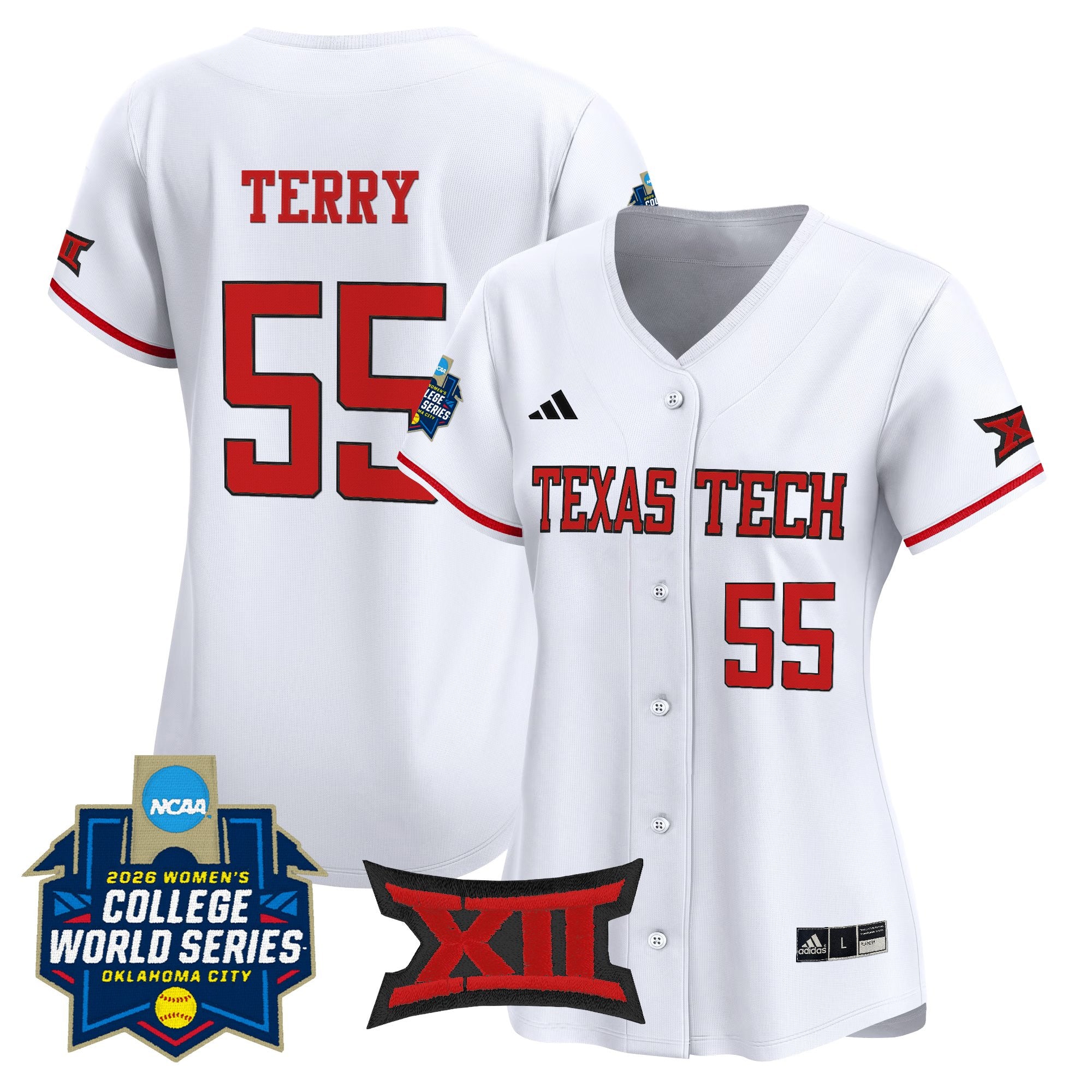 Women's Texas Tech Red Raiders Softball 2026 World Series (WCWS) Vapor Premier Limited Jersey - All Stitched