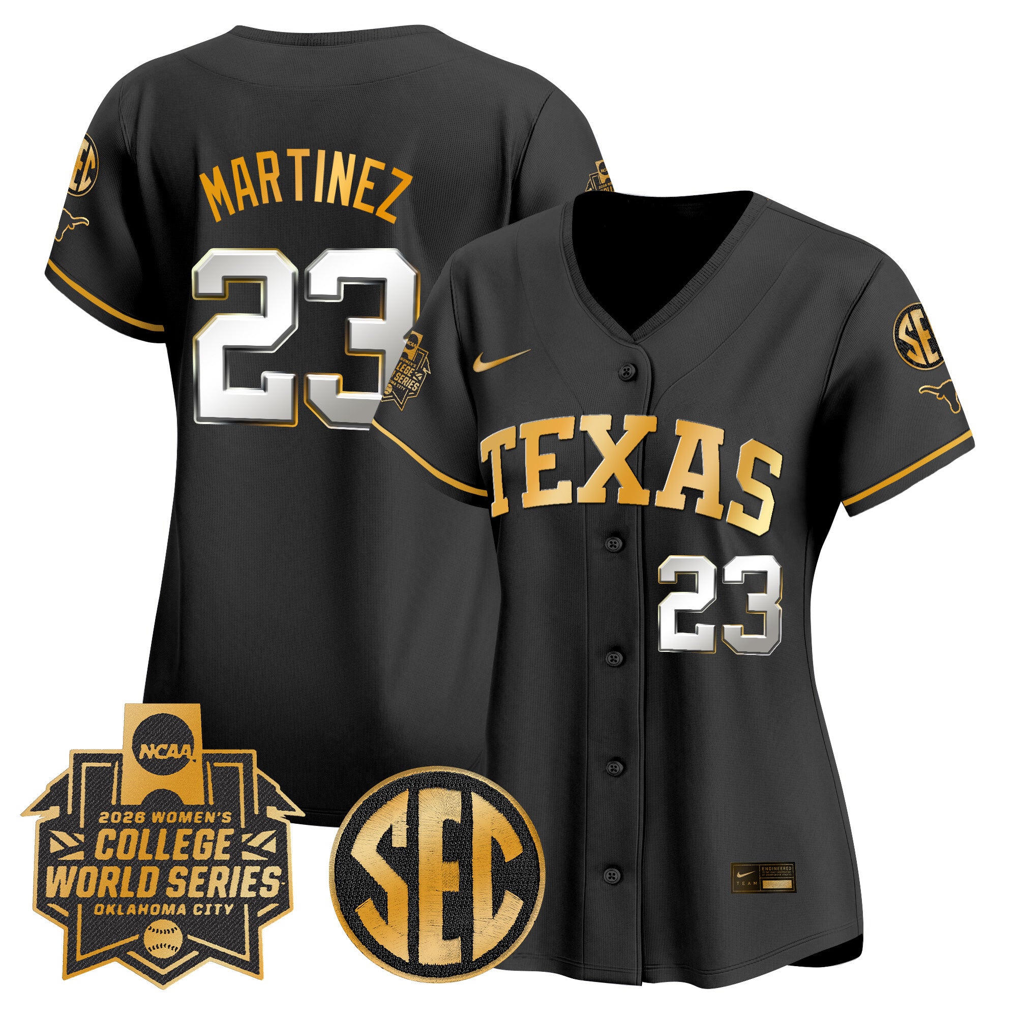 Women's Texas Longhorns Softball 2026 World Series (WCWS) Vapor Premier Limited Jersey - All Stitched