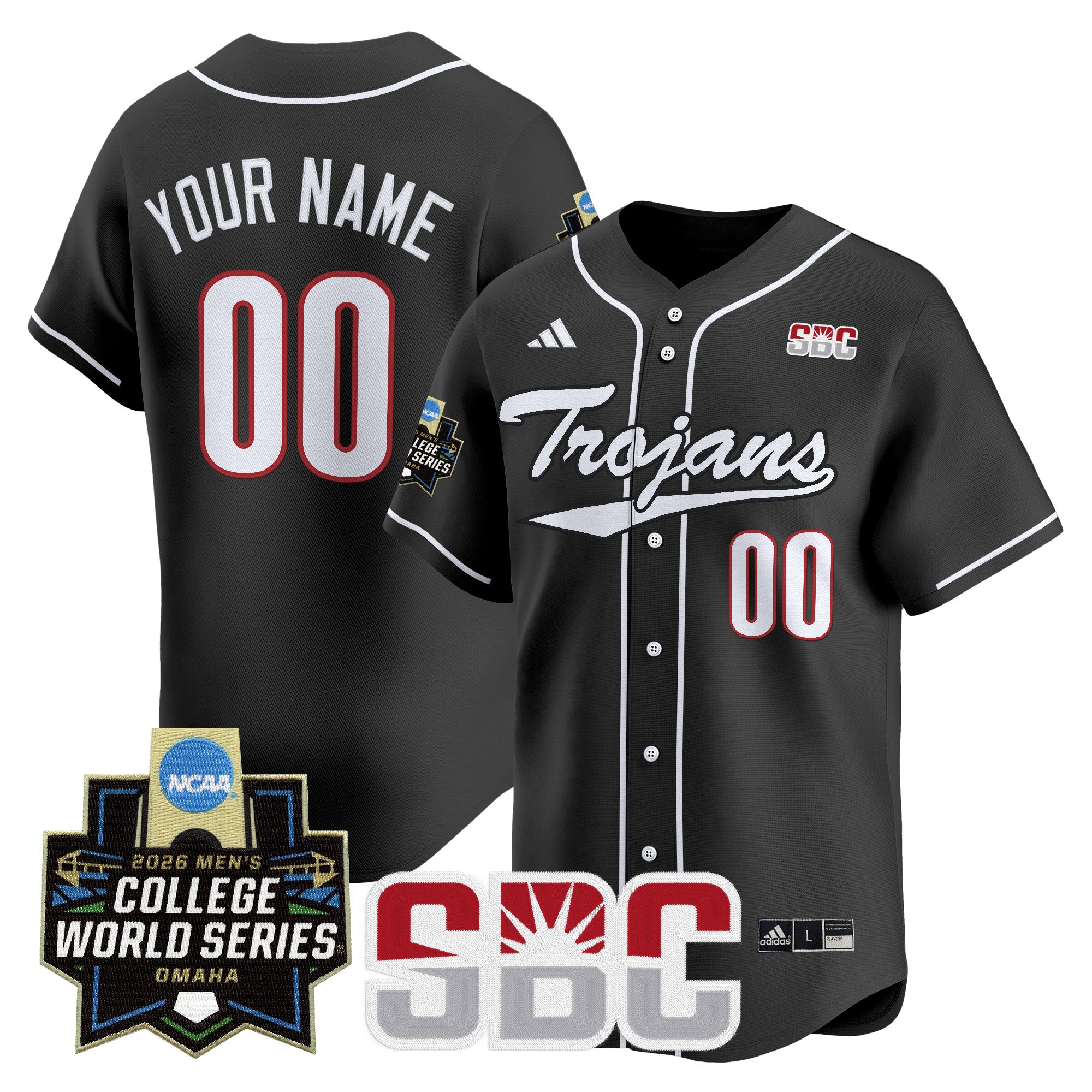 Troy Trojans 2026 World Series Vapor Premier Limited Custom Jersey - All Stitched