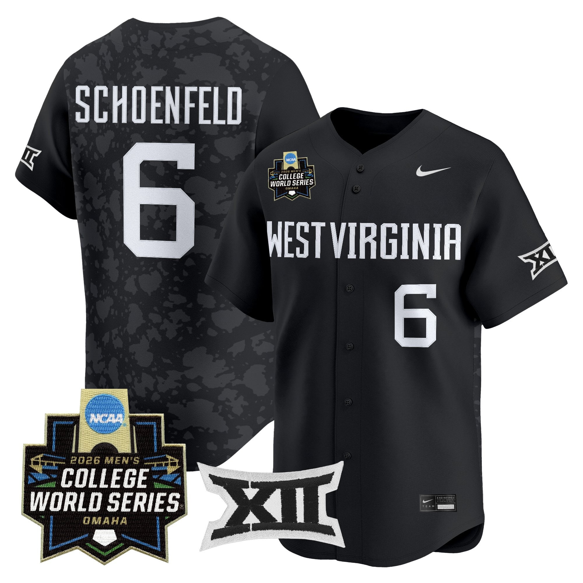Men's West Virginia Mountaineers 2026 World Series Vapor Premier Limited Jersey V2 - All Stitched