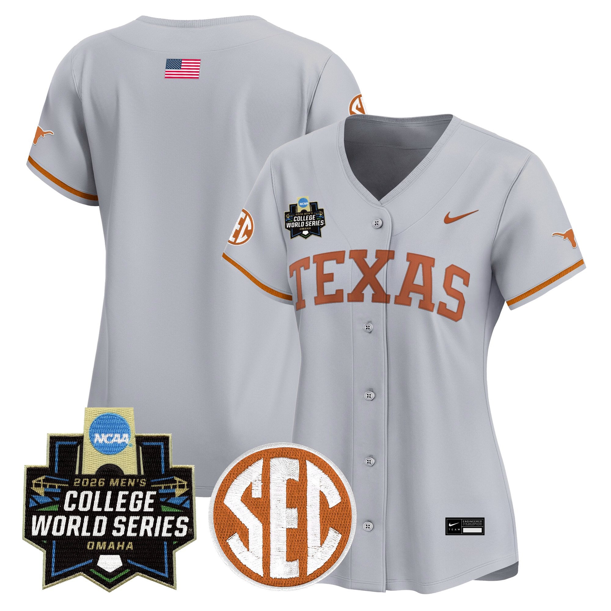 Women's Texas Longhorns 2026 World Series Vapor Premier Limited Jersey - All Stitched