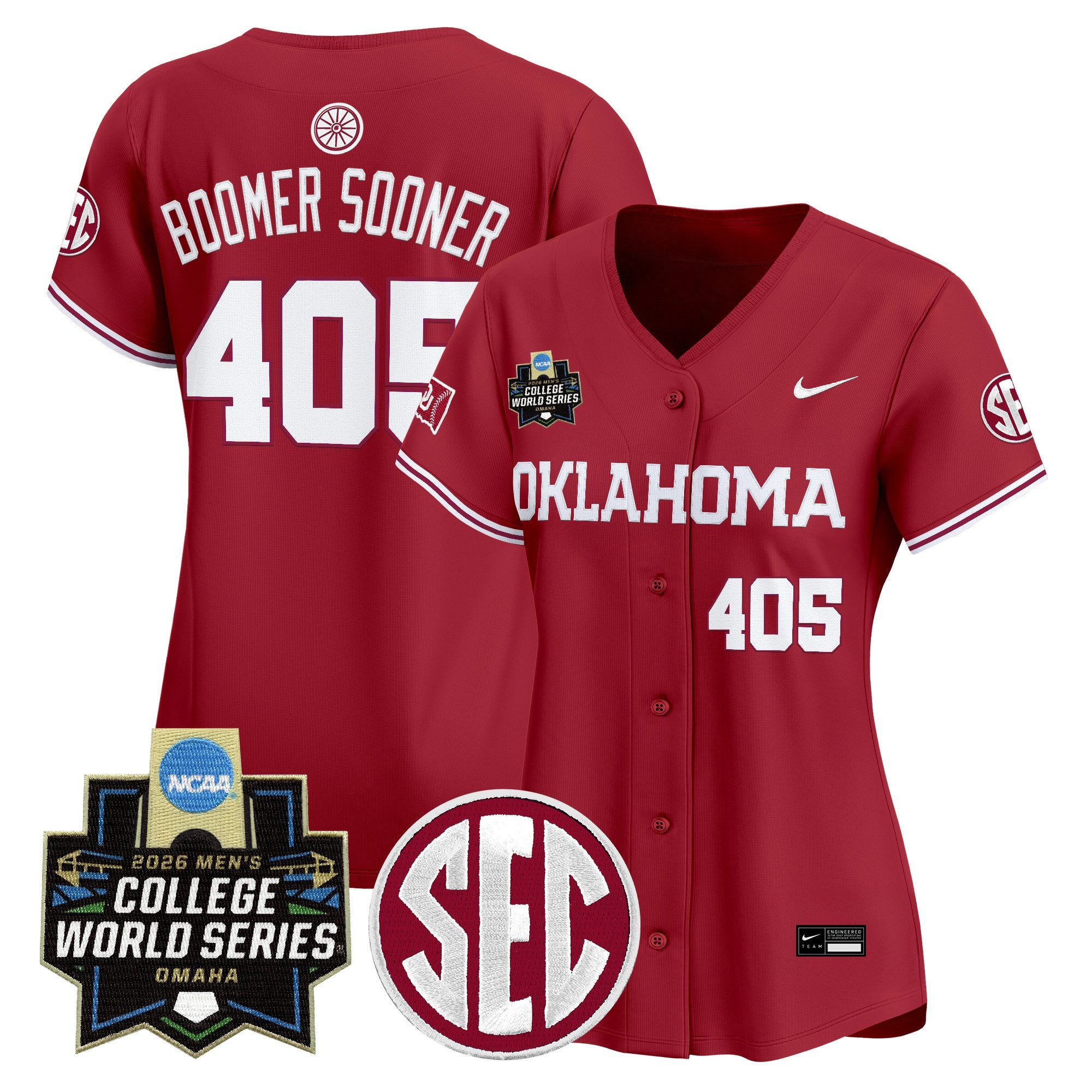 Women's Oklahoma Sooners 2026 World Series Vapor Premier Limited Jersey - All Stitched