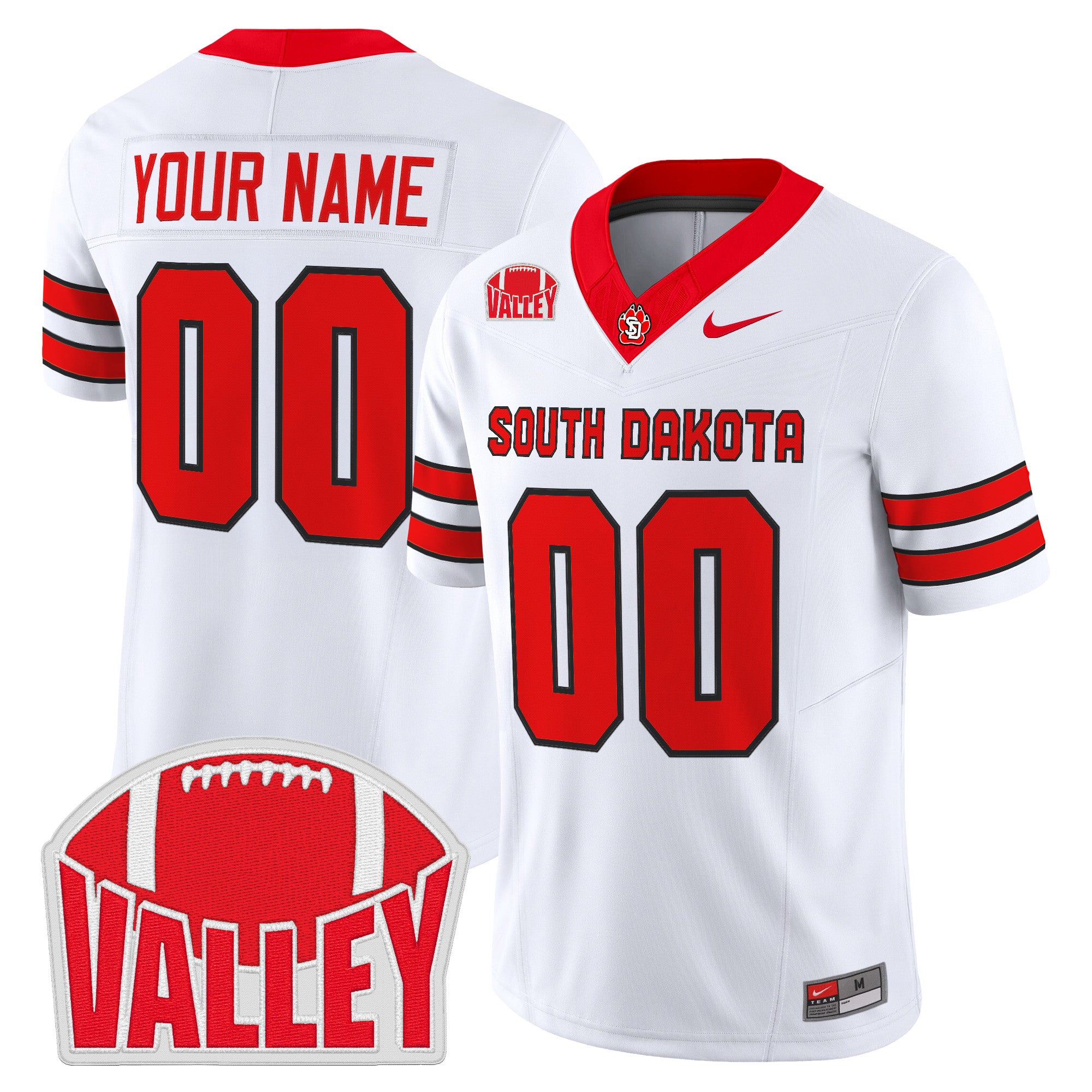 South Dakota Coyote 2026 Vapor Limited Custom Jersey - All Stitched